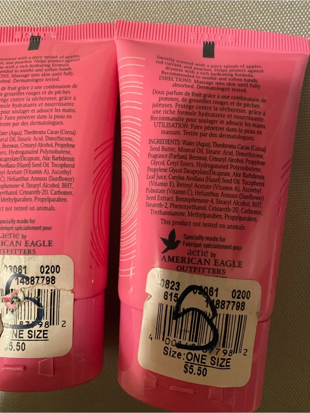 Aerie Sharing Pink Hand Cream Set - discontinued